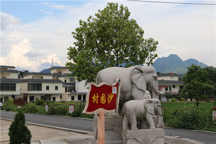 沙園村一景。（清遠(yuǎn)日?qǐng)?bào) 特約通訊員張麗思 攝）.JPG